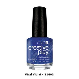 CND CREATIVE PLAY POLISH – Viral Violet 0.46 oz